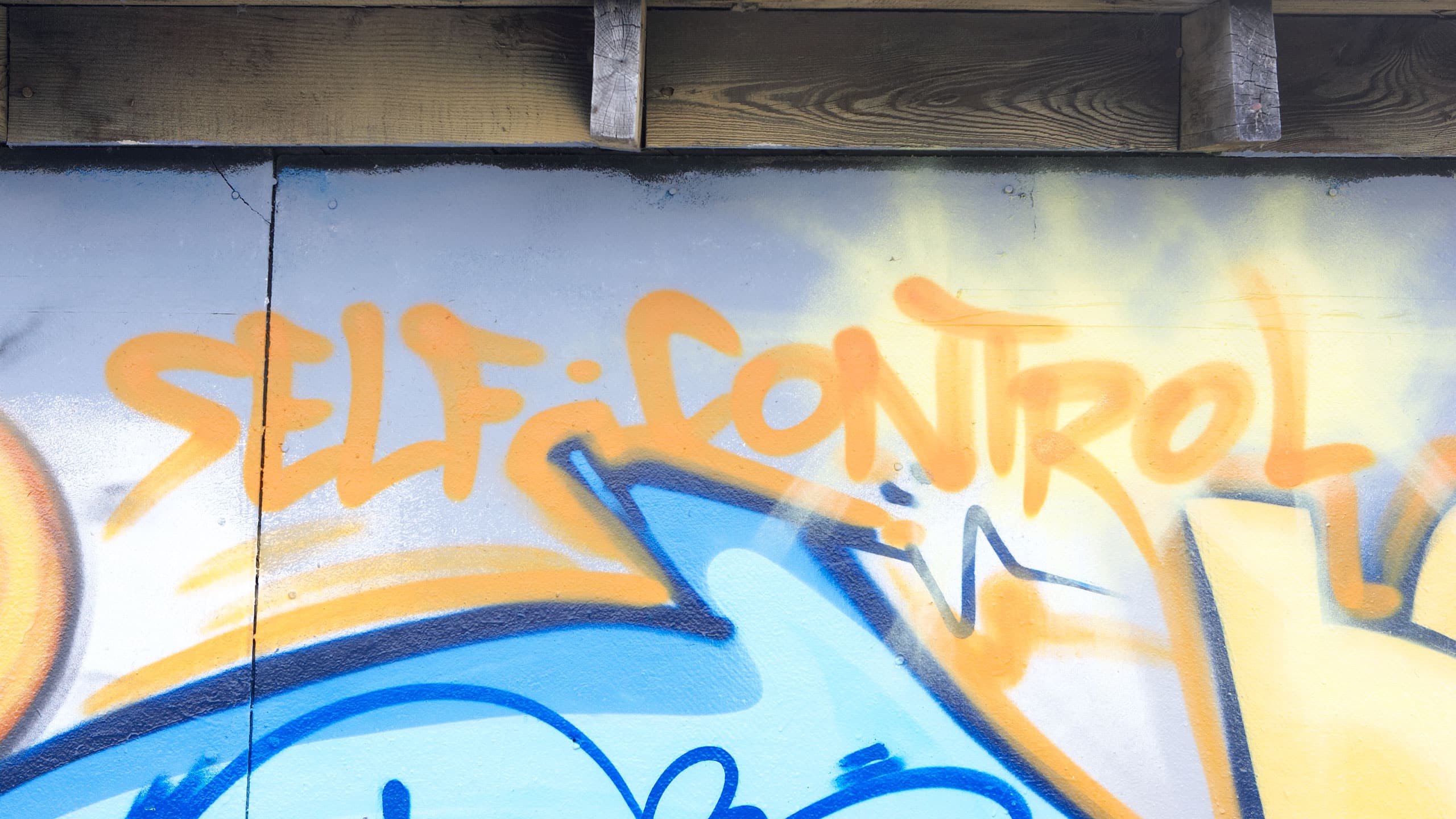self-control graffiti
