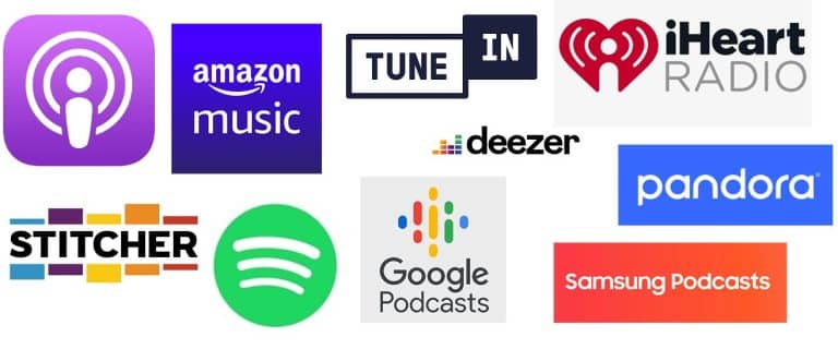 podcast apps logos